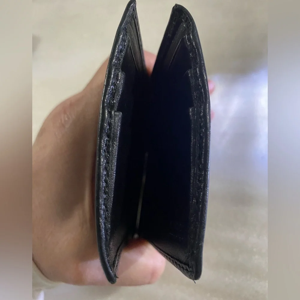 Gucci Black Leather Wallet with Money Clip Accessory - Picture 12 of 13